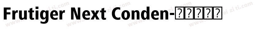 Frutiger Next Conden字体转换